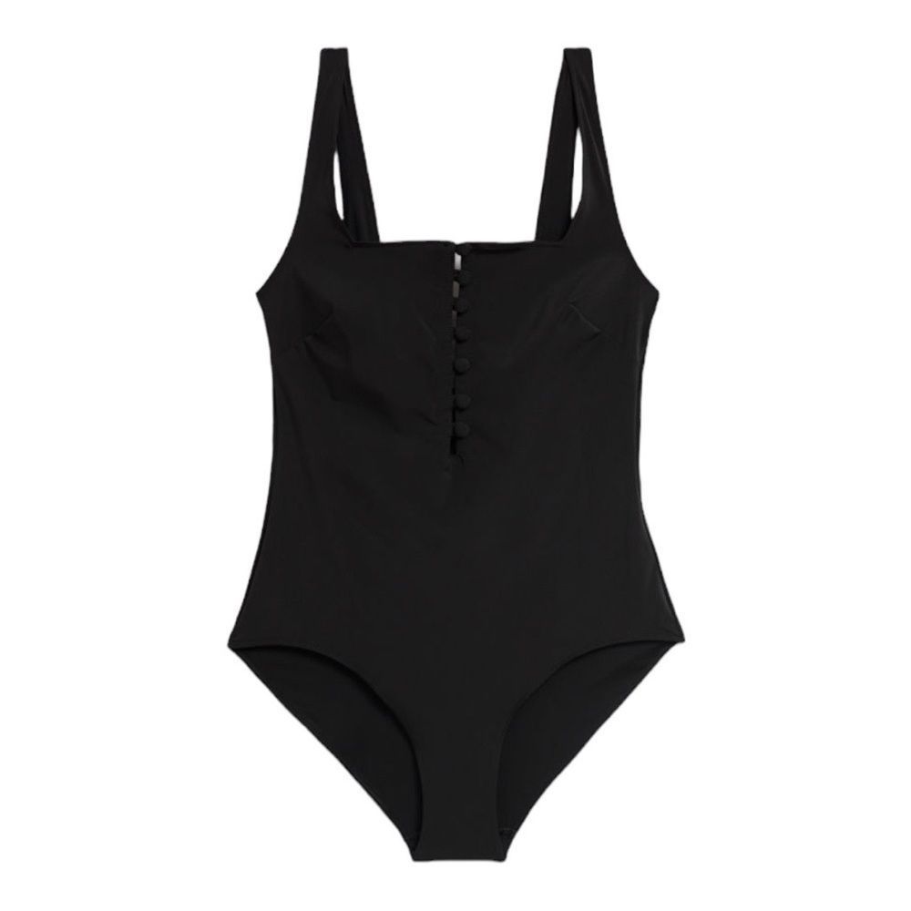 & Other Stories Black One Piece Swimsuit